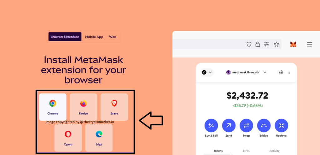 Choose Your Browser to Download MetaMask